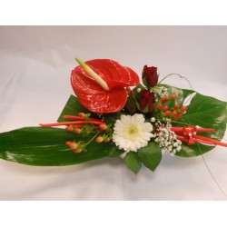 Composition piqué dans contenant