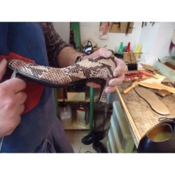 Talon grand caoutchouc/fer