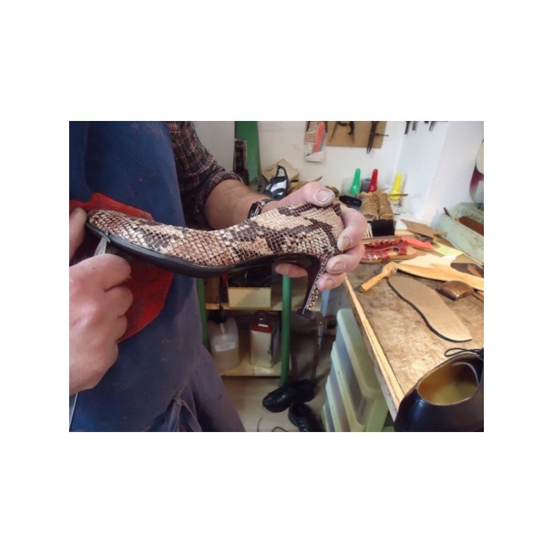 Talon grand caoutchouc/fer